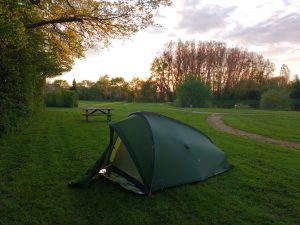 Coucher de Soleil sur la tente