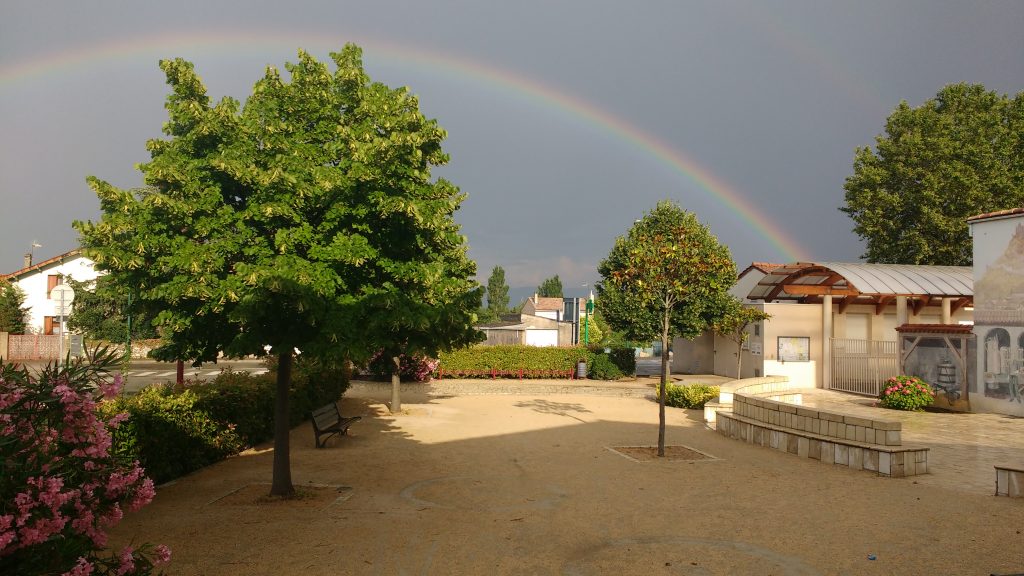 Arc-en-ciel a Cornas