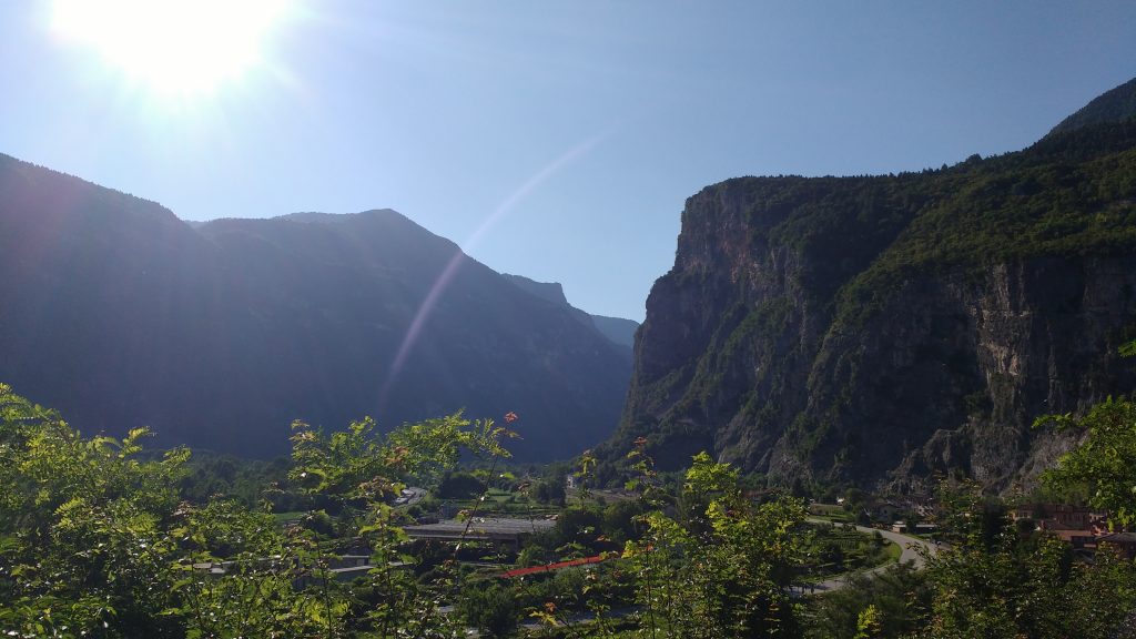 À l'approche des Dolomites