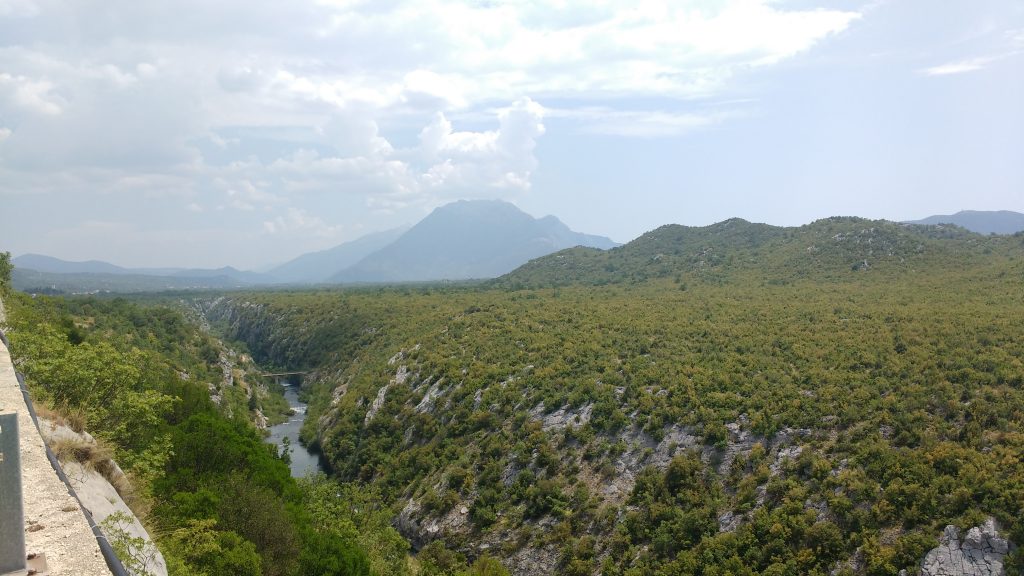 Canyon et montagne en Croatie
