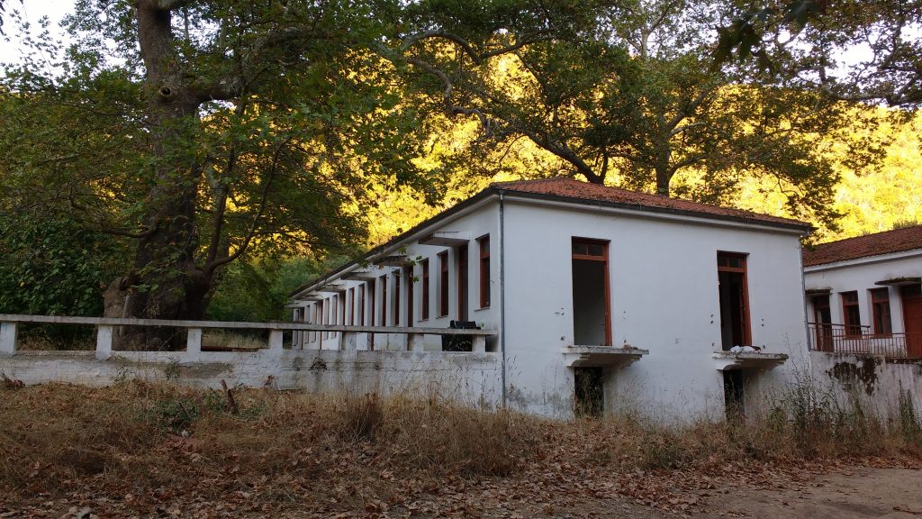 Bâtiment fantôme en Grèce