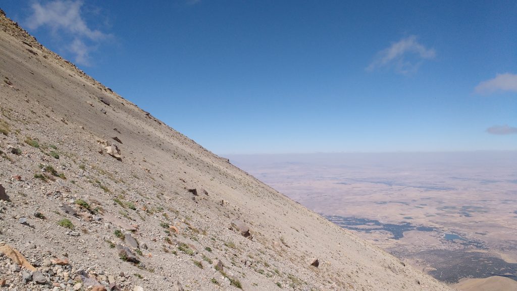 Pente sur le Mont Hasan